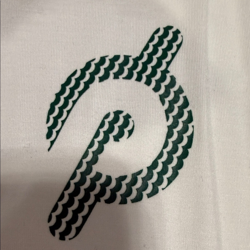 Peloton White Racerback Tank with Green Logo - Picture 3 of 4